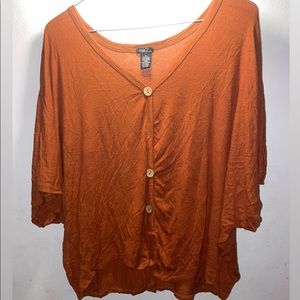 Size 1XL cropped- t orange ish